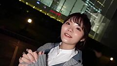 Innocent beauty Rei explores her curvy body gently