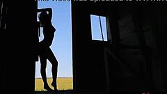 lovely nude blonde milf jenessa dawn strips on her country ranch and introduces her pussy