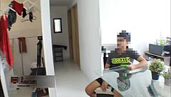 I seduced my stepbrother, feeling surprised by his impressive cock.