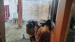 Wife leaves, maid sucks my monster cock