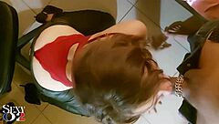 French Amateur Slut Performs Blowjob Deepthroat Rimming And Ass Fingering