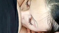 Lesbian Girls Lick Pussy in Forest Until Cum