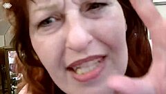 Curvy redhead Dawn talks dirty while showing off big ass