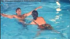 Unmarried Hot Couple Enjoys Intense Fun At Swim Pool