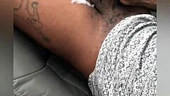 Horny Guy Jacks Big Pretty Dick In Car, Busts Thick Load