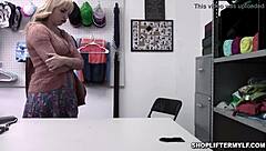 Desperate milf dana dearmond caught shoplifting at mall officer offers to fuck her pussy for freedom!