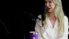 Milena Moreau in Sheer Red Anal Sex with Vibrator