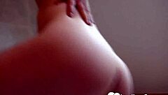 Girlfriend masturbates and fingers her pussy to orgasm alone