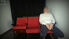 They fuck passionately in the cinema!