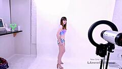 Girl next door model fucked hard on sofa during audition!