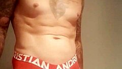 Naked Amateur Exhibitionist With Blue Eyes Bathes Outdoors In USA!