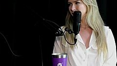 Milena Moreau in Sheer Red Anal Sex with Vibrator