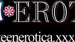 hot young brunette girl gets facial after blowjob