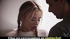 blonde stepdaughter enjoys fucking with spanish subtitles