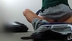 Fucking Mexican college girl in storage room!