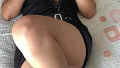 Latina Babe Fingering Pussy Public Before Husband