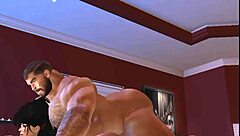 Hunk Cam Heyward trains cheerleader with monster cock.