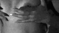 Latina hotwife in costume trick or treats naughtily