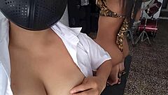 Best Friends Show Tits and Pussies in Porn Video