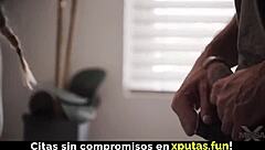 blonde stepdaughter enjoys fucking with spanish subtitles