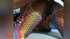 Licking Ebony's Big Asshole!