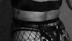 Latina hotwife in costume trick or treats naughtily