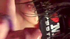 wifey subtly sucks in public shop