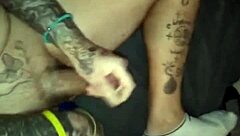 Watch this transsexual's cumshot for cash!