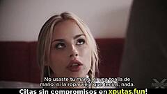 blonde stepdaughter enjoys fucking with spanish subtitles