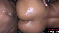 Beautiful Curvy Girl Feels Deep Penetration in Belly During First Time with Daddy and Uncle