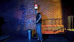 Smoking babe endures rough hardcore pussy pounding