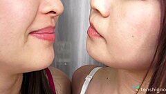 i watch mio yoshikawa and asuka suzumura lickin and fingerin each other in lesbian show