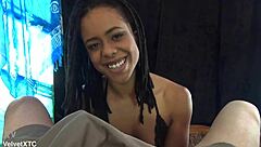 Petite babe in casting interview pov