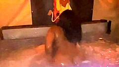 i have quickie creampie sex with kaiya rose in jacuzzi