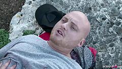 German Young Couple Fucks Outdoor on Mallorca Holiday