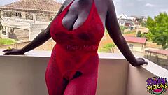 Outdoor Tit Fucking and Squirting Session