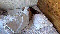 Beautiful Wife Cheats with Husband's Friend on Vacation for Facial Cumshot