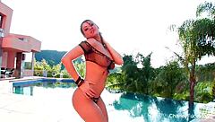 Charley Chase Solo Fun With Big Tits And Pussy Masturbation!