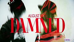Lucidflix damned with August Skye fucking big black cock