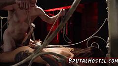 milf punishes excited teen tourist felicity feline in bdsm