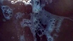 me and my latina milf wife have hot sex in the shower, homemade style