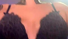 horny gym session leads to wet bathroom masturbation and orgasm