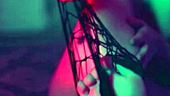 Jerk to my pretty small 18+ feet, sucking and licking them