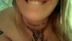 Beautiful Fat Blonde With Tattoos Gets Hard Anal And Deepthroat POV.