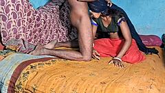 Desi Wife Performs Deepthroat and Masturbation on Bed