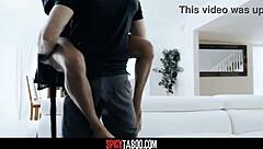 Ebony Wife Cheats with Stranger During Quarantine!