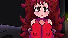 girlfriend gives blowjob and titty fuck to friend