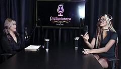 YOUNG AMATEUR DOMINATES WITH SHAVED LOOK, RECORDS IN UNUSUAL PLACES - NAOMI CAMPOS SHEER RED