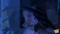 Brunette With Small Tits Seduces Guy For All-Night Fuck