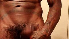 Hallelujah Johnson worships big black cock passionately